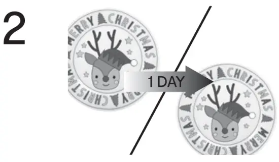 Kmart 822-Plate 9 Piece Christmas Colour Your Own Decorative Plate - after