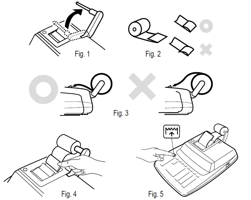 SHARP CS-2635RHGYSE Electric Printing Calculator-6