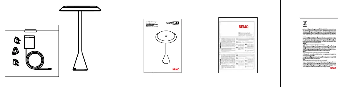 NEMO PNM LXX 12 Panama Mini Battery LED Table Lamp fig 3