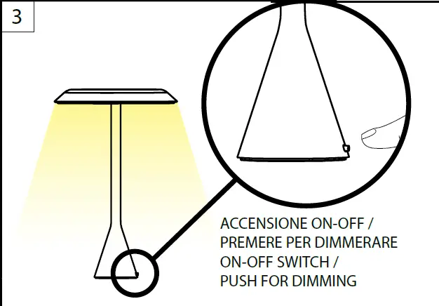 NEMO PNM LXX 12 Panama Mini Battery LED Table Lamp fig 5