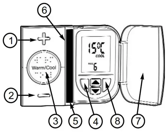 SECURE ThermoPlus PRT1 Programmable Room Thermostat -Installer