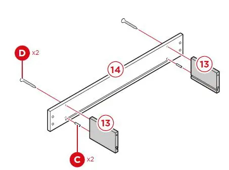 bcp SKY5834 Folding Sewing Craft Table Instruction fig 16