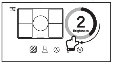 GoodHome GHAGRO90 Bamia Glass Round Angled - Cooker Hood 2