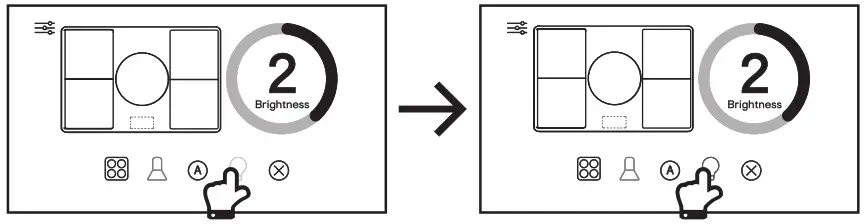 GoodHome GHAGRO90 Bamia Glass Round Angled - Cooker Hood 3