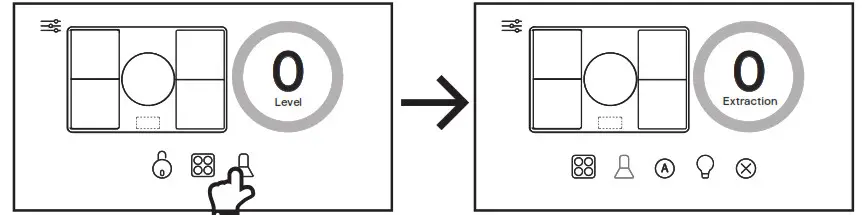 GoodHome GHAGRO90 Bamia Glass Round Angled - cooker hood