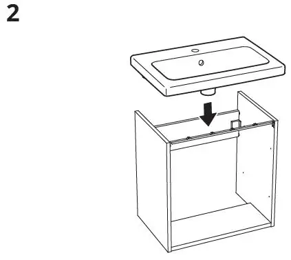 IKEA 504.508.25 TVÄLLEN Washbasin fig 3