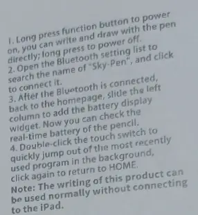 Shenzhen Lensi Technology A1893 iPad Pencil 3