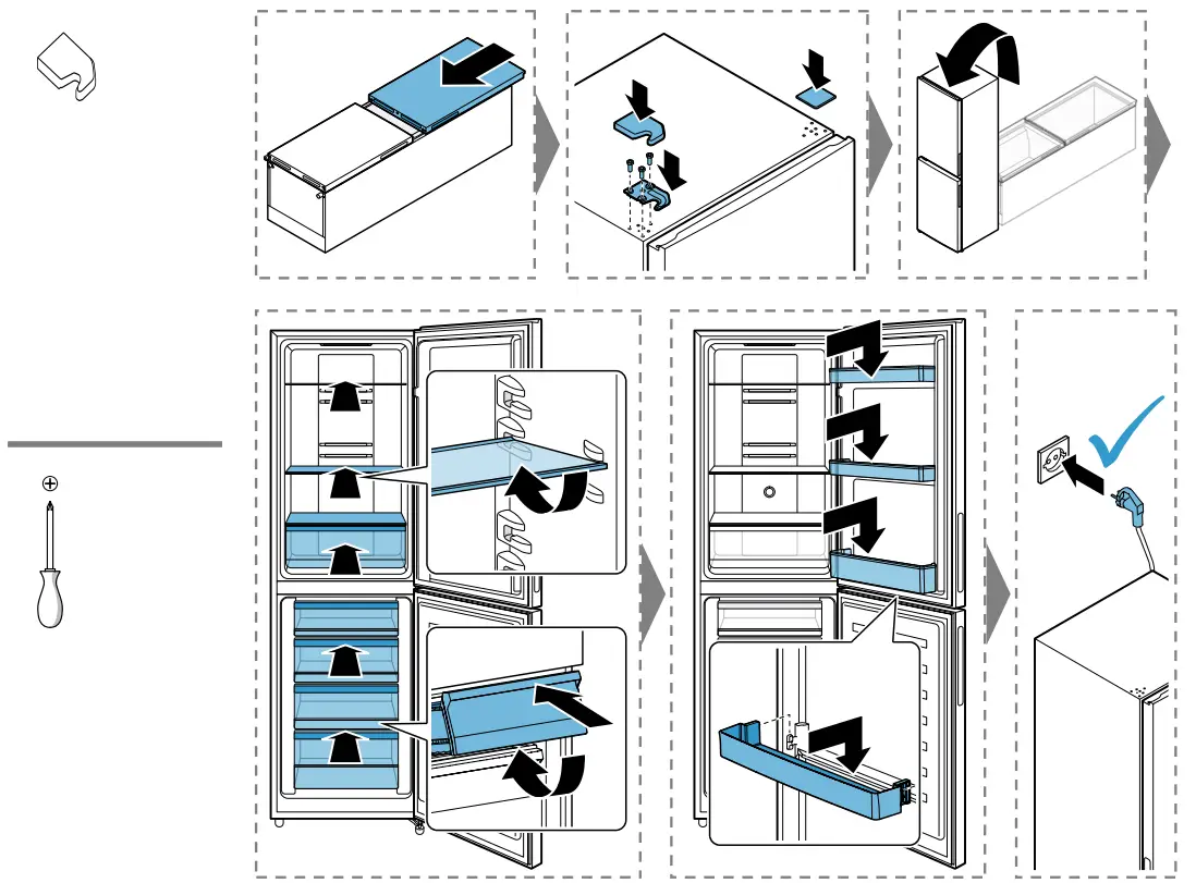Hisense KGN55 Fridge - fig 7