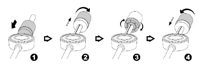 Installation of counter weight