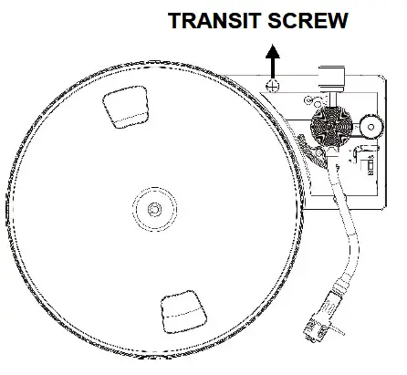 Release the turntable
