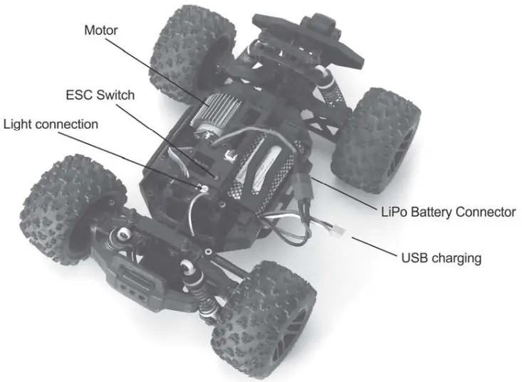 DEVIVAE XDKJ 022 36KM H RC Power 4WD Off Road Car 2 4GHz Radio System - Overview