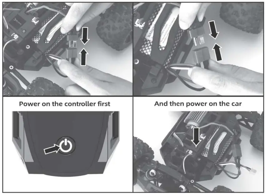 DEVIVAE XDKJ 022 36KM H RC Power 4WD Off Road Car 2 4GHz Radio System - Power