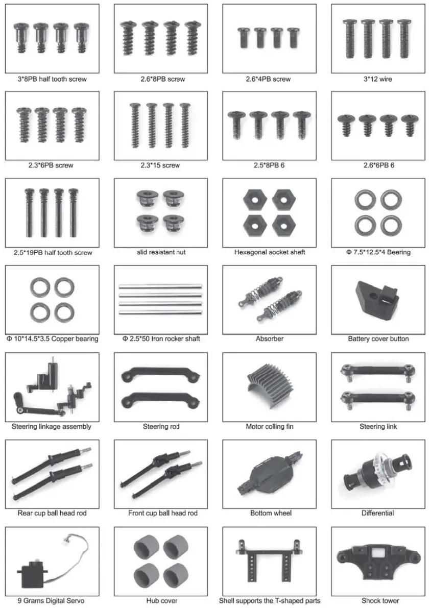 DEVIVAE XDKJ 022 36KM H RC Power 4WD Off Road Car 2 4GHz Radio System - Sales Parts view