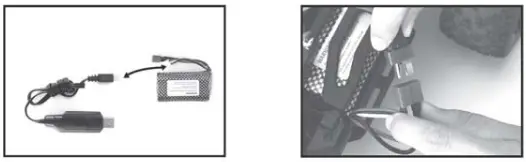 DEVIVAE XDKJ 022 36KM H RC Power 4WD Off Road Car 2 4GHz Radio System - USB charging cable