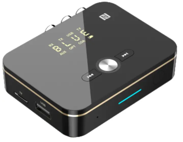 FastTech M8 NFC Digital Display Bluetooth Adapter