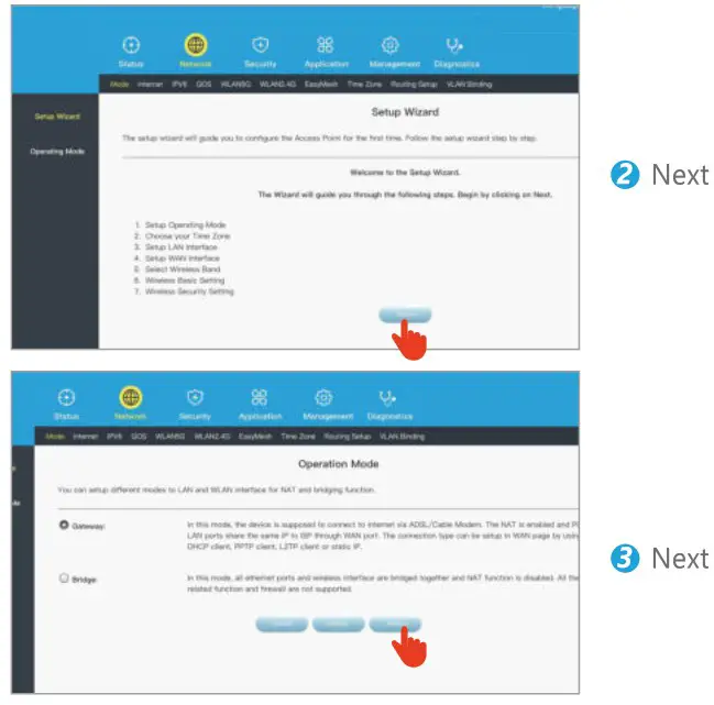 BlueShadow Cuka M1200C AC1200 Dual Band Whole Home Mesh WiFi System - overview 1