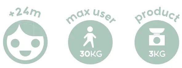 lalaloom 29785355 Berry Steel Walker Bike - icon 2