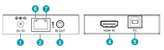 DIGITUS DS-55507 -HDMI -KVM -IP -Extender -Set -1