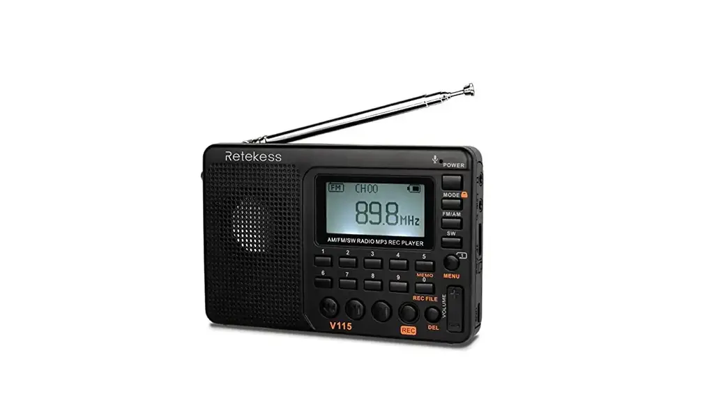 Retekess V115 Digital Radio Am Fm, Portable Shortwave Radios-user Manual