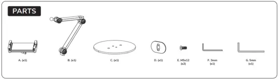 Neomounts DS15 550WH1 New Tablet Stand - 1