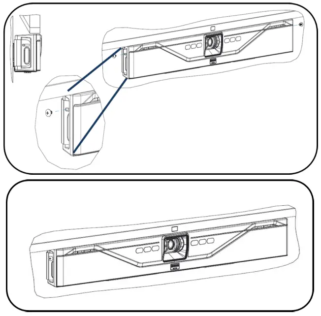 YAMAHA Video Sound Collaboration System Huddle Rooms - bracket 3