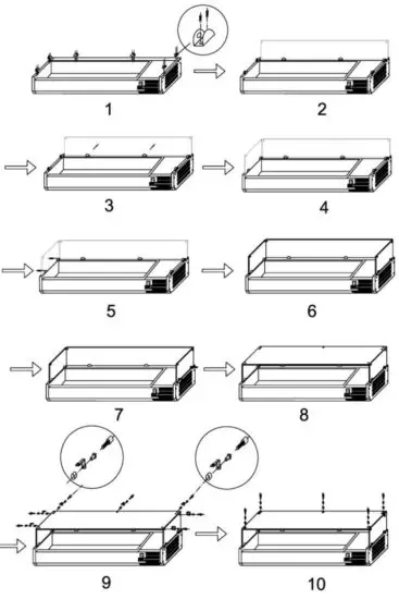 Blizzard R600A Refrigerated Countertop Prep Rail - figure 1
