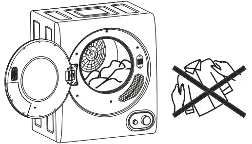 Esatto VDE45W Vented Dryer 4 5kg -Operation Precautions 3