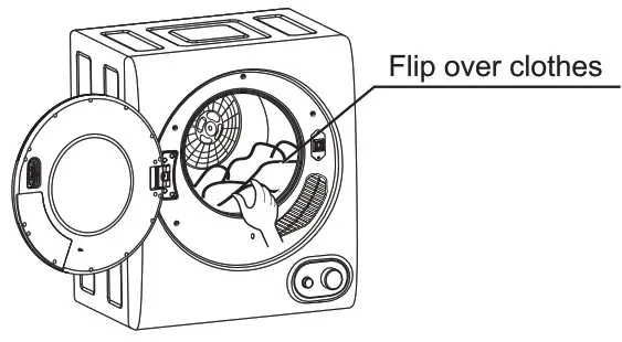 Esatto VDE45W Vented Dryer 4 5kg -Operation Precautions 4