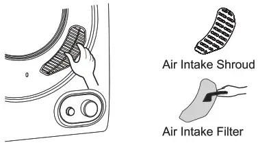Esatto VDE45W Vented Dryer 4 5kg -Operation Precautions 6