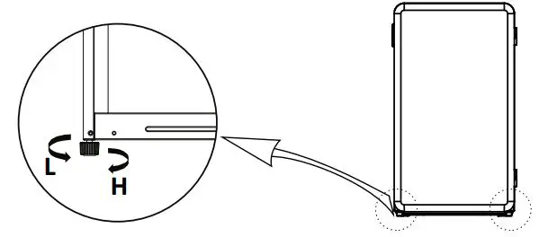 INVENTUM RVR551B Freestanding Retro Freezer - before the first use