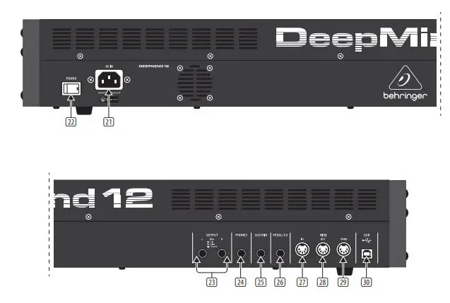 Deepmind 12-Voice Polyphonic Synthesizer with 4 FX Engines User Guide - Controls