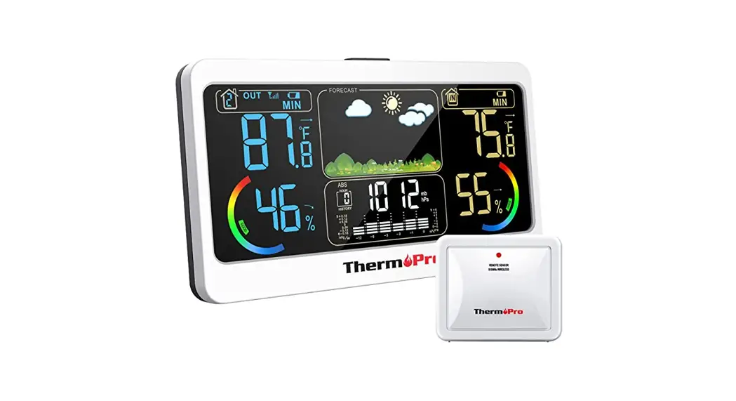 Thermopro Tp-68b Wireless Weather Station Instruction Manual