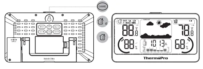 ThermoPro TP 68B Wireless Weather Station - fig 4