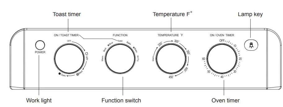 AUMATE TO5712A-UL Air Fryer Toaster Oven 4