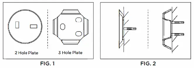 BRISTAN RD C Round Soap Dish - fig 1