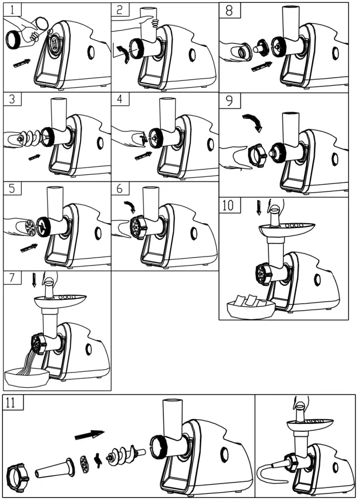 scarlett SC MG45S58 Meat Grinder - FIG 3