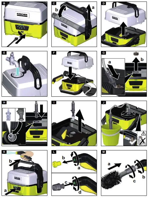 KARCHER OC 3 Bike Box Mobile Outdoor Cleaner - part