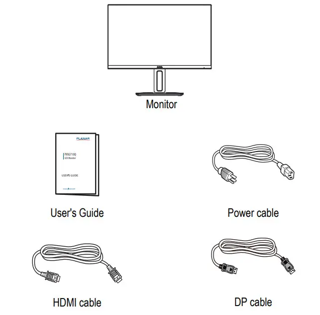 PLANAR PXN2710Q LCD Monitor - figure 1