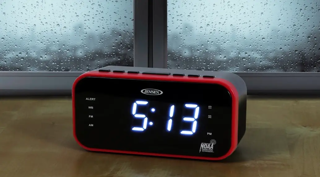 Jensen Jep-725 Digital Am/fm Weather Band Alarm Clock Radio User Manual