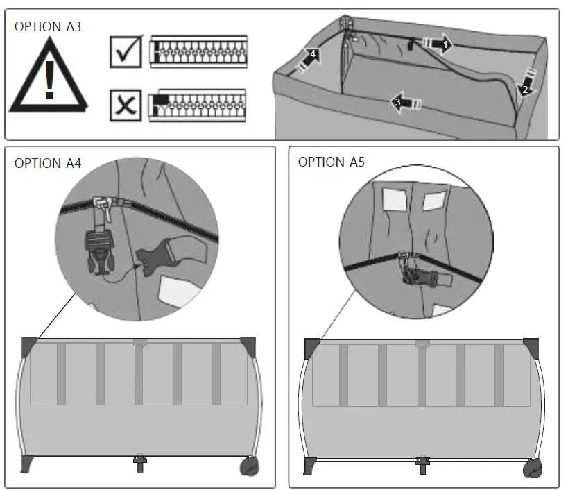 hauck H-60053 Sleep N Play Travel Cot Set-FIG14