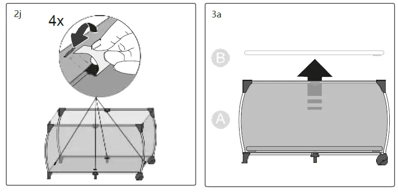 hauck H-60053 Sleep N Play Travel Cot Set-FIG5