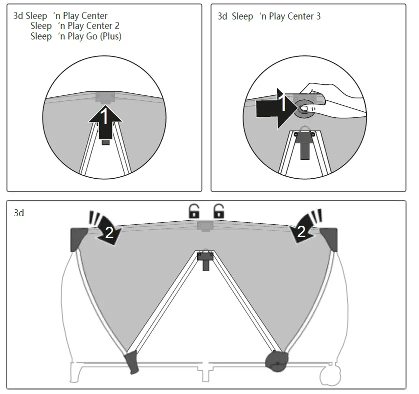 hauck H-60053 Sleep N Play Travel Cot Set-FIG8
