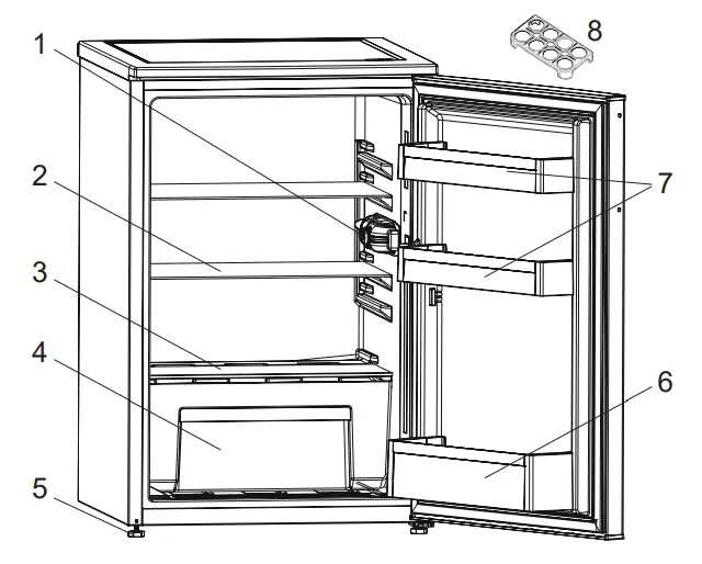 SHARP SJ UF135M4S EU Fridge - YOUR FRIDGE