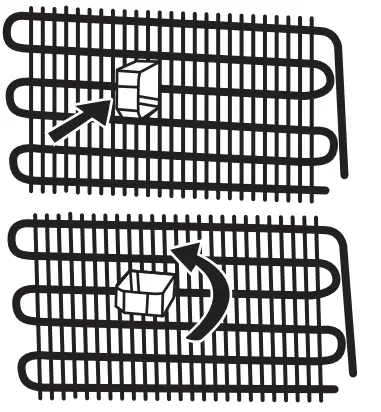 SHARP SJ UF135M4S EU Fridge - used to level your