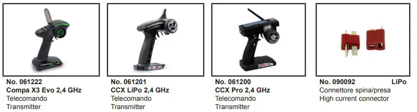 JAMARA 053371 Veloce EP LiPo 2.4 GHz M Monster Truck Instruction Manual - Tuning parts and accessories