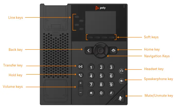 poly VVX 250 IP Phone