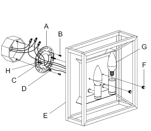 Hunter-19402-Doherty-2-Light-Wall-Sconce-fig1