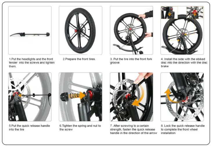 SAMEBIKE 20LVXD30 Foldable Mini Electric Bike-fig6