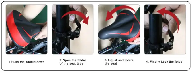 SAMEBIKE 20LVXD30 Foldable Mini Electric Bike-fig9