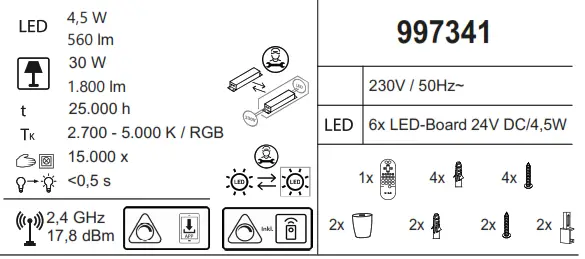 LeuchtenDirekt 99731 LED Light - Fig